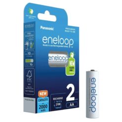 Eneloop AA BK-3MCDE/2BE Oplaadbare Batterijen – Betrouwbare Energie voor Wildcamera’s en Nachtkijkers