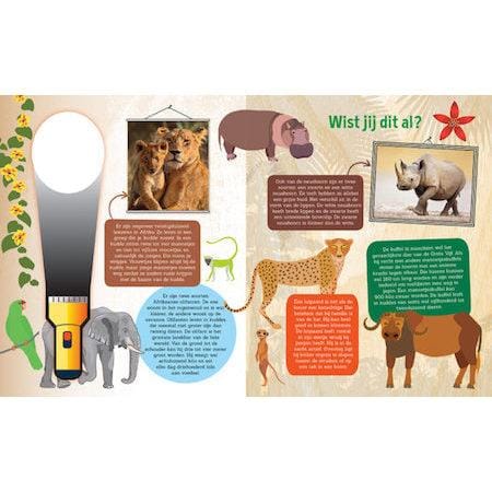 Zaklampboek Speuren naar wilde dieren - Afbeelding 3