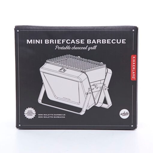 Kikkerland Briefcase Mini Barbecue
