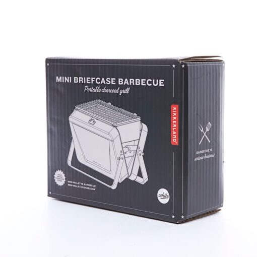 Kikkerland Briefcase Mini Barbecue