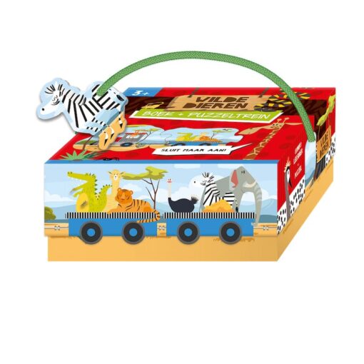 Puzzeltrein wilde dieren