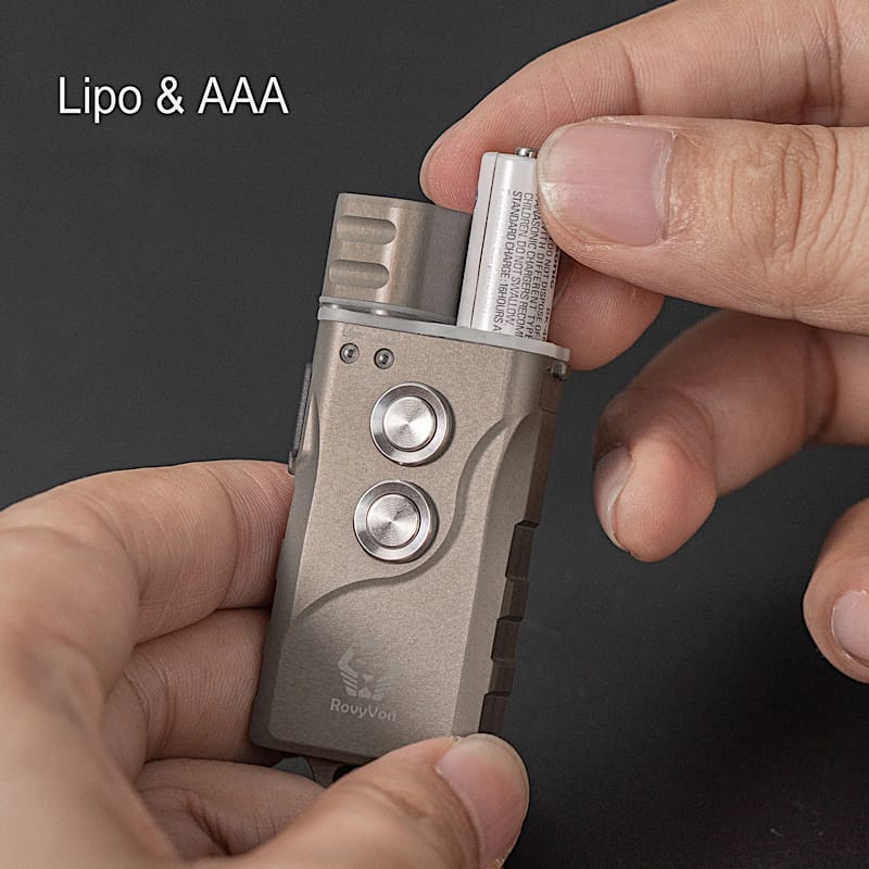 RovyVon Angel Eyes E3 Plus AAA Battery EDC zaklamp