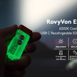 RovyVon Angel Eyes E5 GITD EDC zaklamp