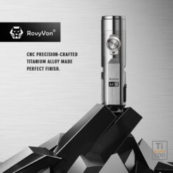RovyVon EDC zaklamp Aurora A4 Pro USB-C Titanium