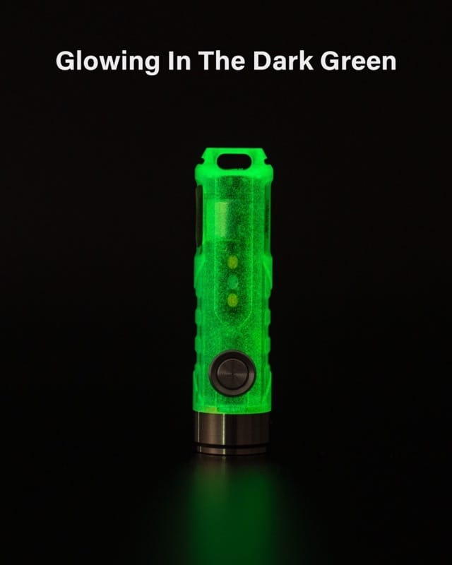 RovyVon Aurora A5 - EDC Zaklamp - Glow in the dark (GITD)