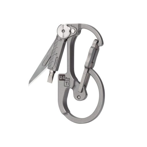 RovyVon U4 Pro Titanium EDC Carabiner Multitool