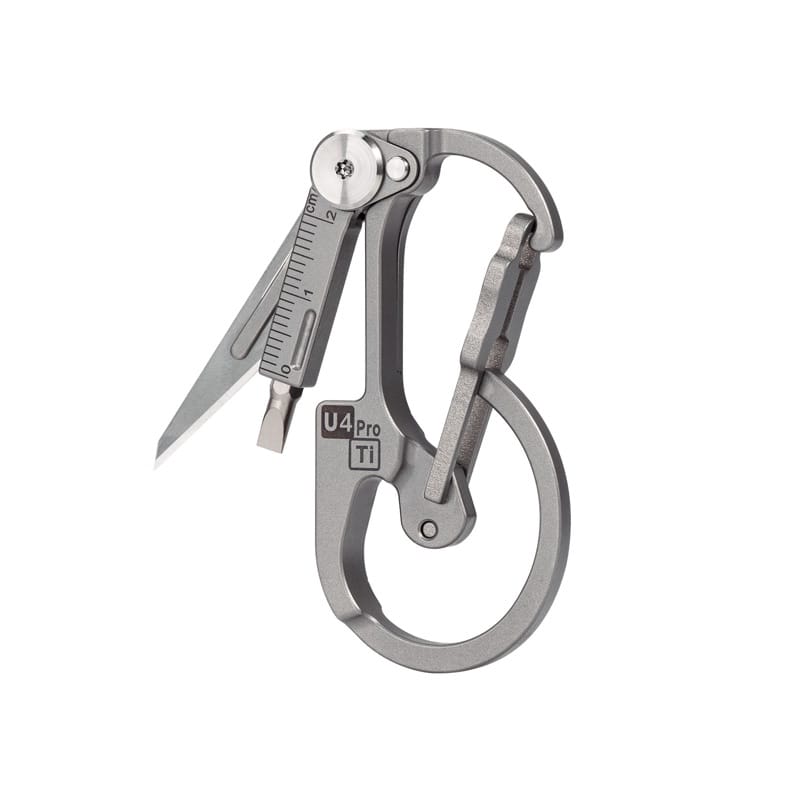 RovyVon U4 Pro Titanium EDC Carabiner Multitool