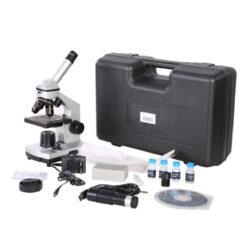 Byomic microscoop met koffer en toebehoren