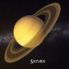 3D kaart Saturnus - square