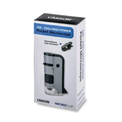 Carson Handmicroscoop Microflip 100-250x met Smartphone adapter