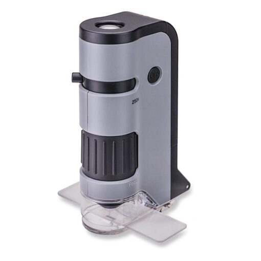 Carson Handmicroscoop Microflip 100-250x met Smartphone adapter