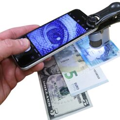 Carson MicroMini 20x pocket microscoop met UV en smartphone adapter