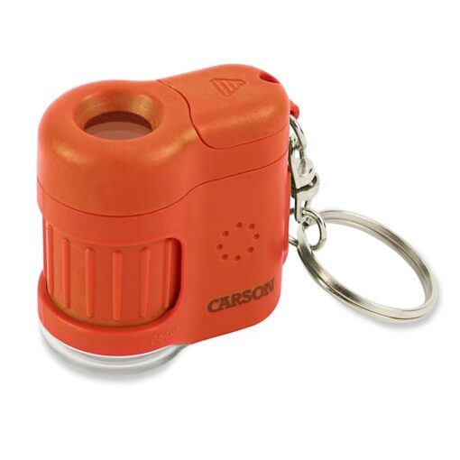 Carson 20x pocket microscoop met UV en zaklampfunctie