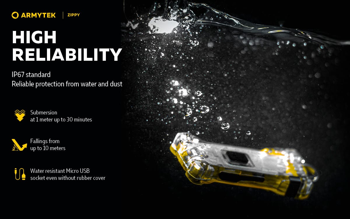 Armytek Zippy Sleutelhangerzaklamp