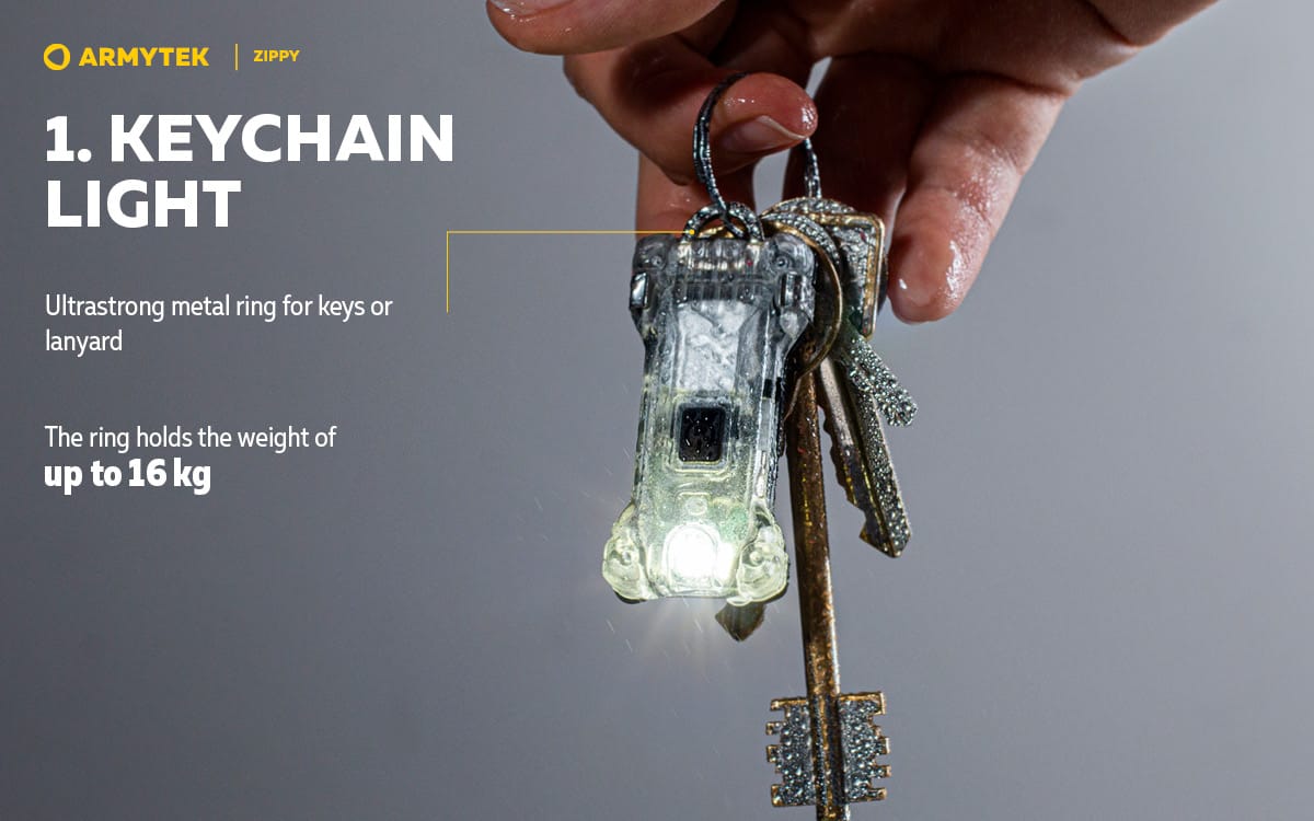 Armytek Zippy Sleutelhangerzaklamp