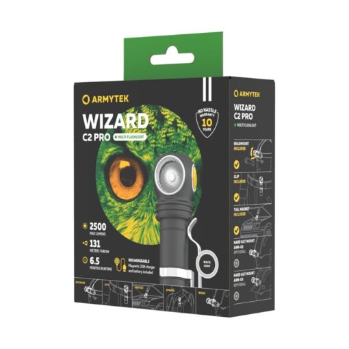 Armytek Wizard C2 Pro Magnet hoofd- en zaklamp
