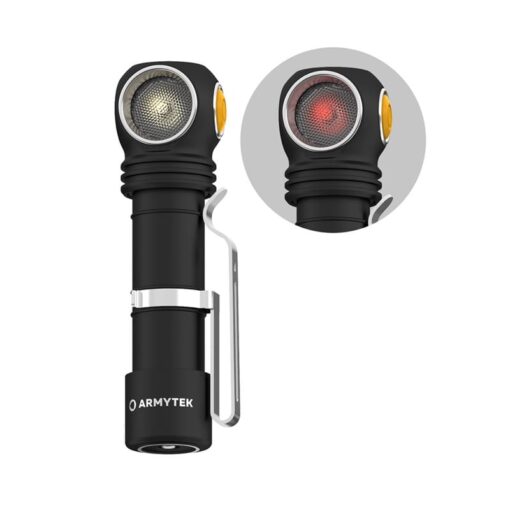 Armytek Wizard C2 WR - met rood en wit licht