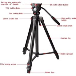 Nest (Weifeng) statief WT-3308A + vloeistofgedempte kop