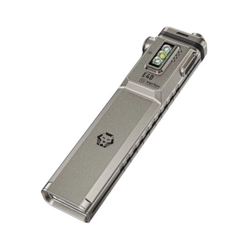 RovyVon Angel Eyes E40 Titanium Flat EDC zaklamp
