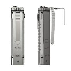 rovyvon e40 edc titanium zaklamp stonewashed 6