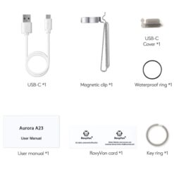 Rovyvon A23 EDC zaklamp Aqua Blue