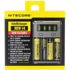 NITECORE INTELLICHARGE NEW I4 – Krachtige en slimme 4-sleufs batterijlader