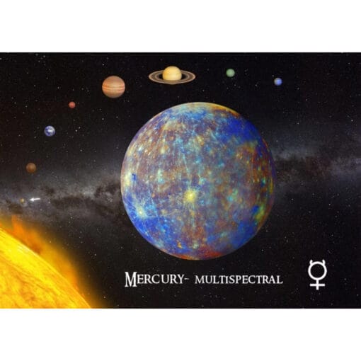 3D kaart Mercurius
