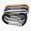 highlander geanodiseerd aluminium karabijnhaak met schroefdraad