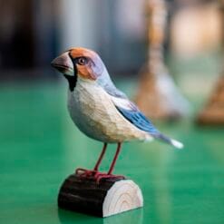 decobird houten vogel appelvink 4