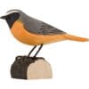 decobird houten vogel gekraagde roodstaart 3