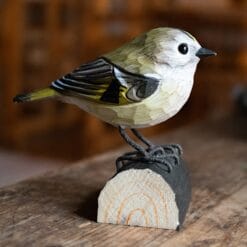 decobird houten vogel goudhaantje 4