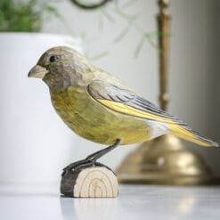 decobird houten vogel groenlingr 3