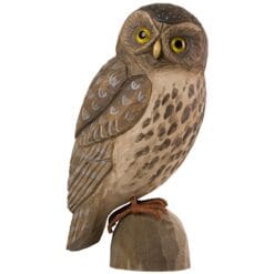 decobird houten vogel steenuil 1