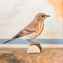decobird houten vogel zanglijster 6
