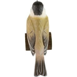 decobird houten vogel zwartkop 4