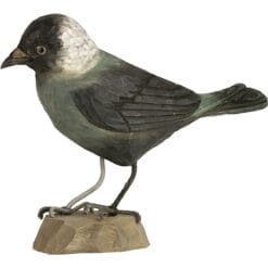 decobird houten vogel kauw 3